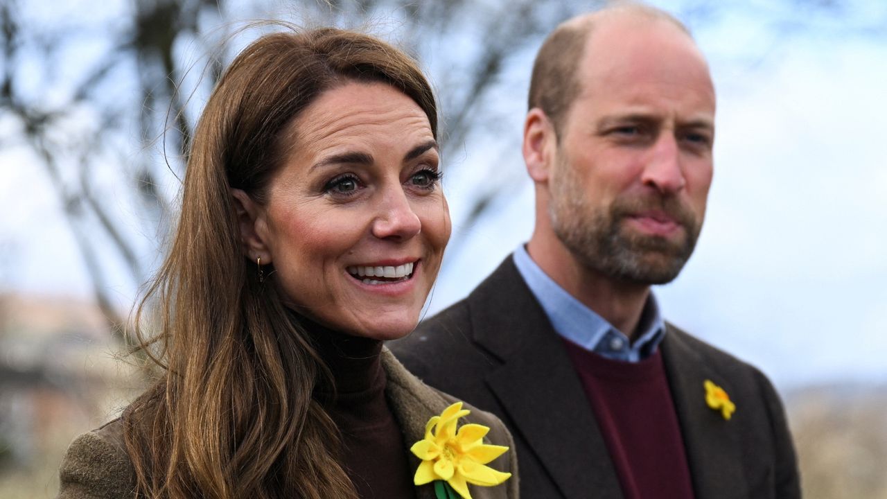 Prince William, Prince of Wales and Catherine, Princess of Wales visit Meadow Street Community Garden and Woodland on February 26, 2025 