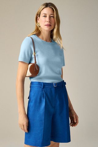 J.Crew Cashmere Shrunken T-Shirt