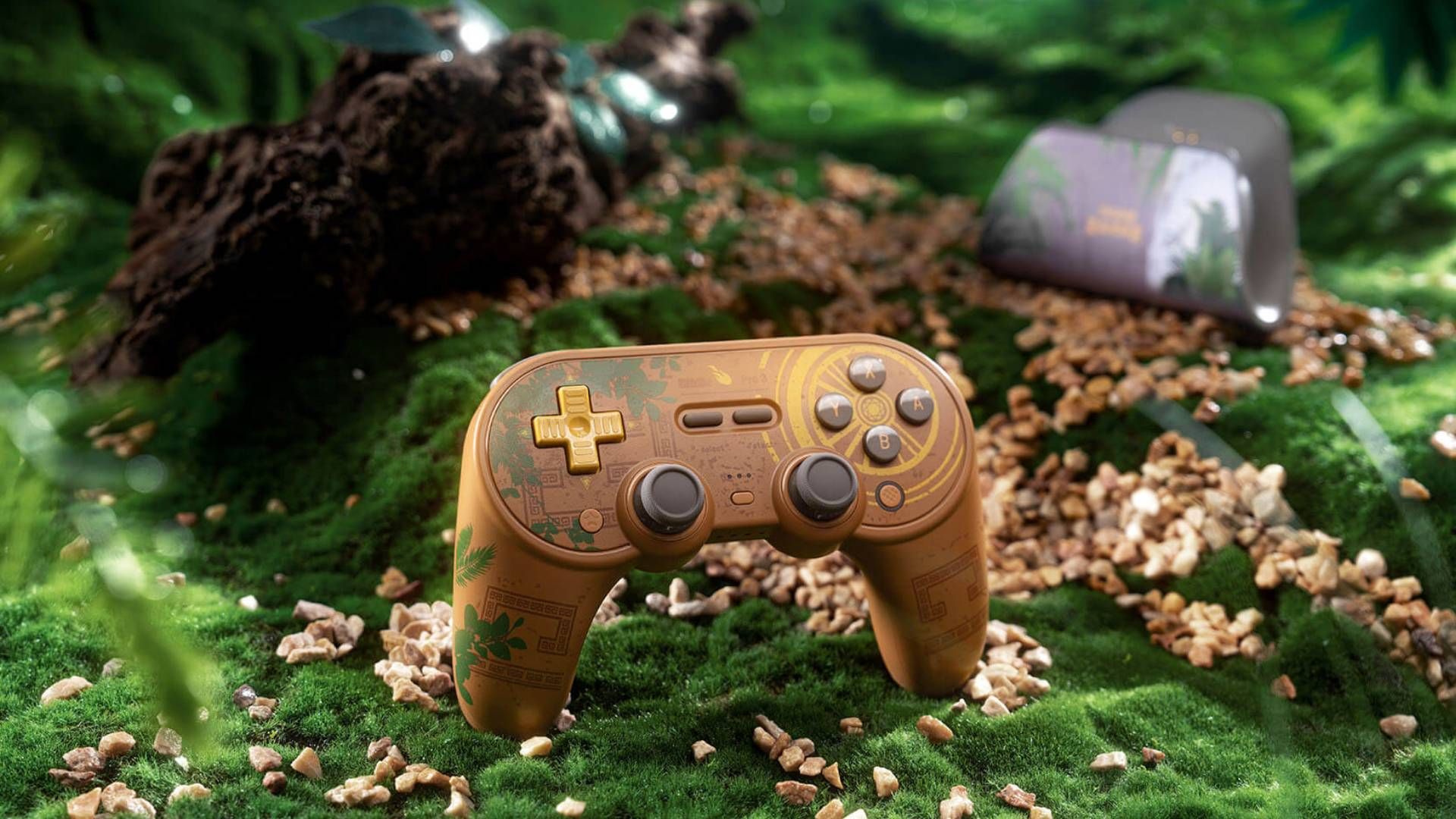 Photo of the 8BitDo Pro 3 Tomb Raider controller.