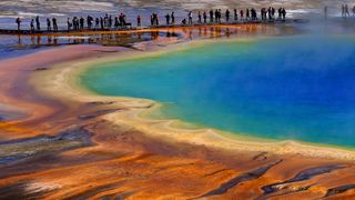 Grand Prismatic spring, Yellowstone National Park, USA