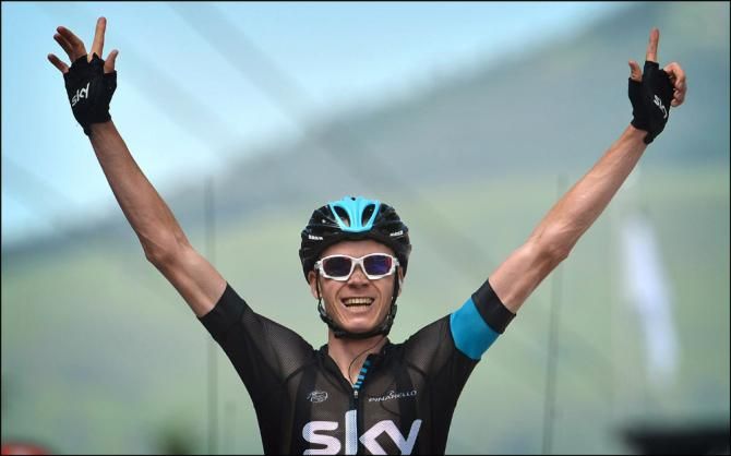 Stage 8 winner Chris Froome (Sky)