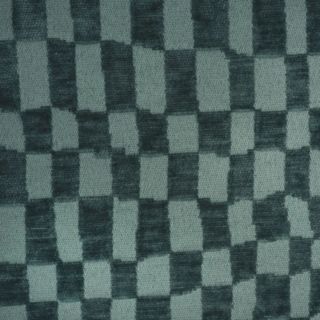 aqua and teal checkerboard fabric