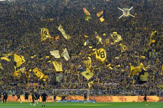 The Yellow Wall at the Westfalenstadion, Dortmund