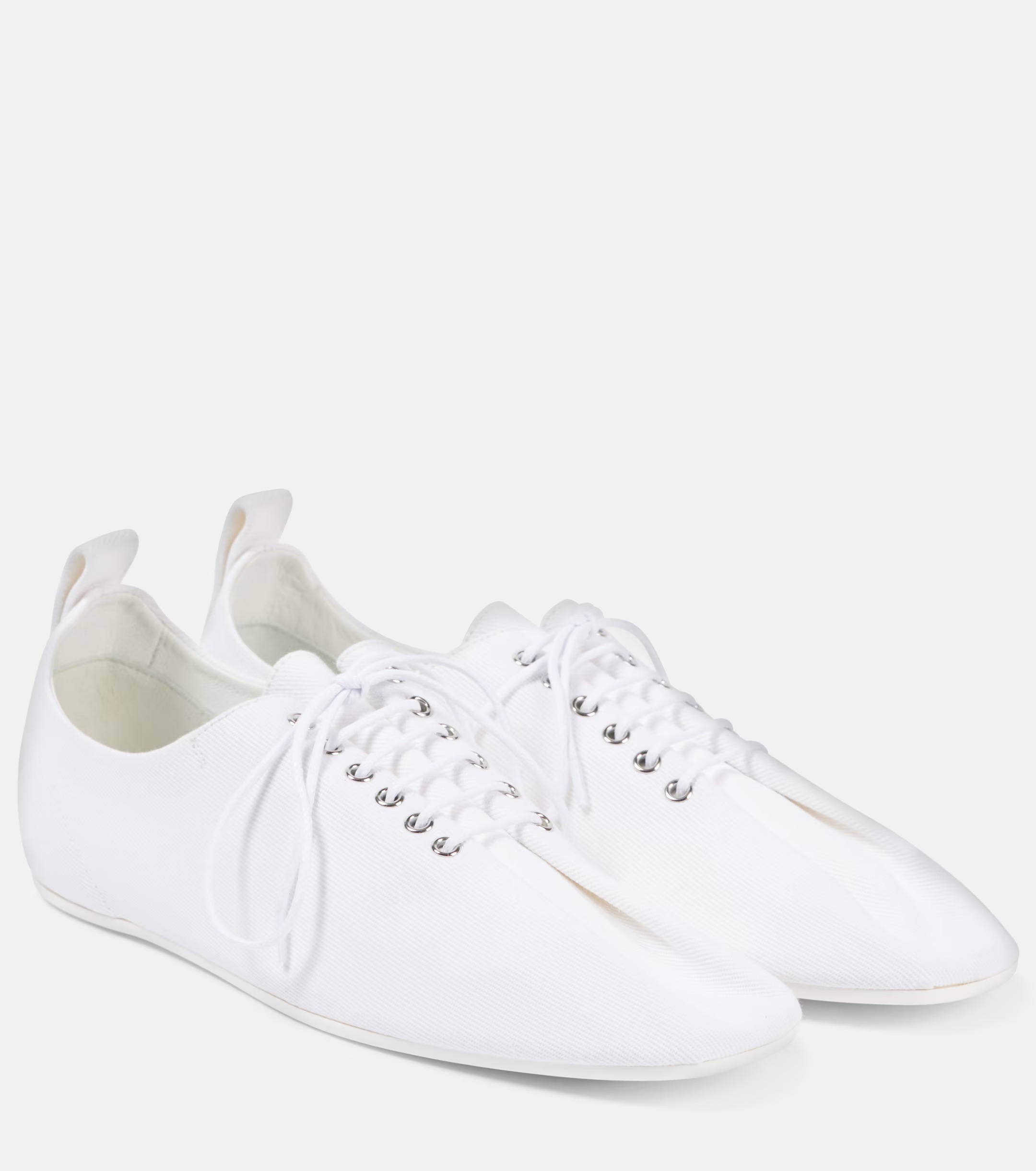 Toteme, Canvas Lace-Up Flats