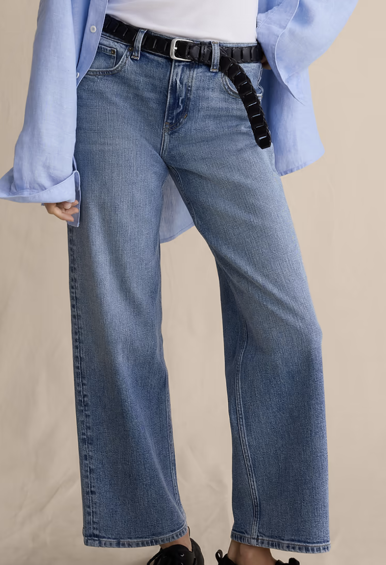Banana Republic, Mid-Rise 90s Loose Crop Jean