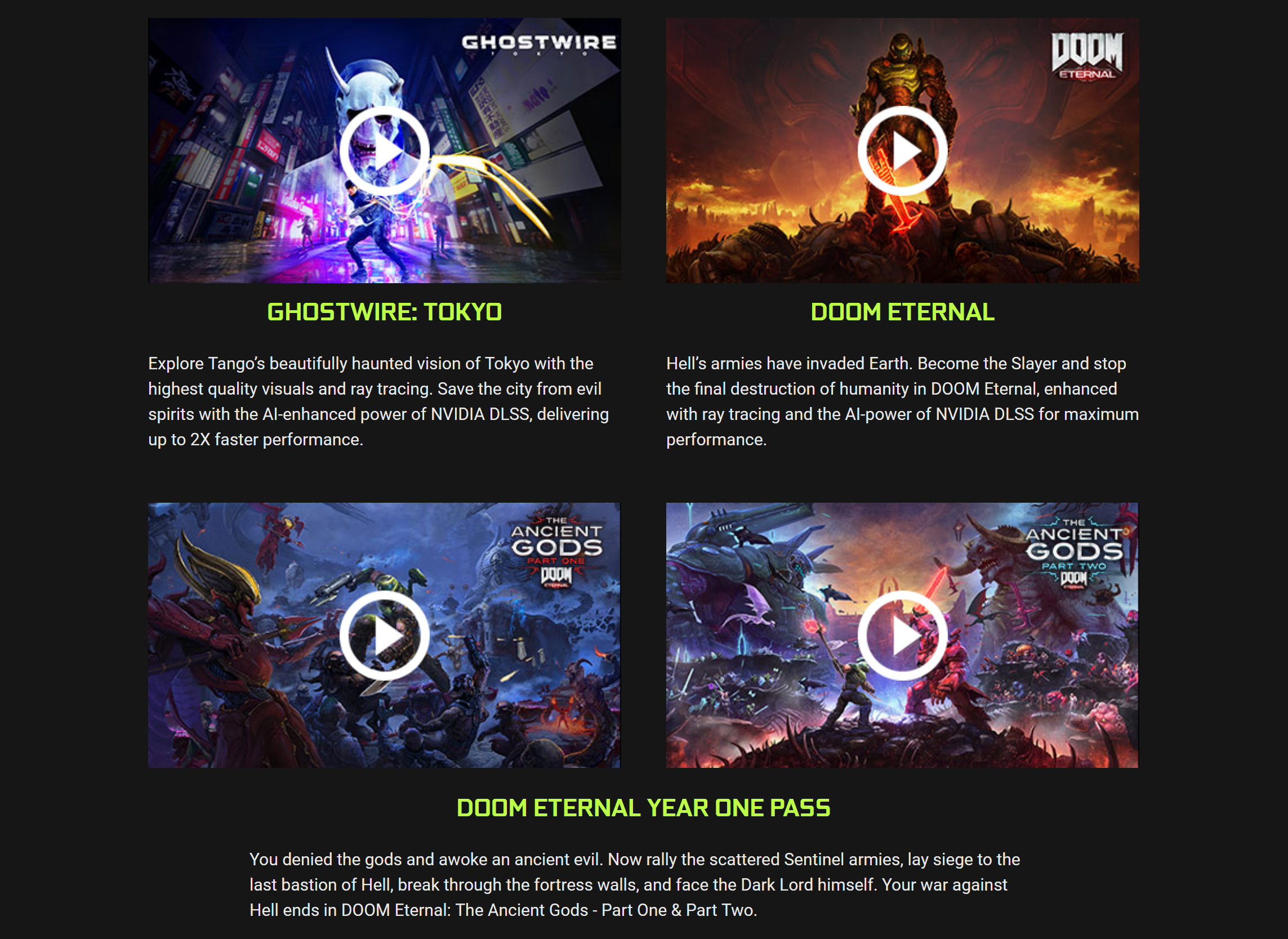 Nvidia Demon games bundle