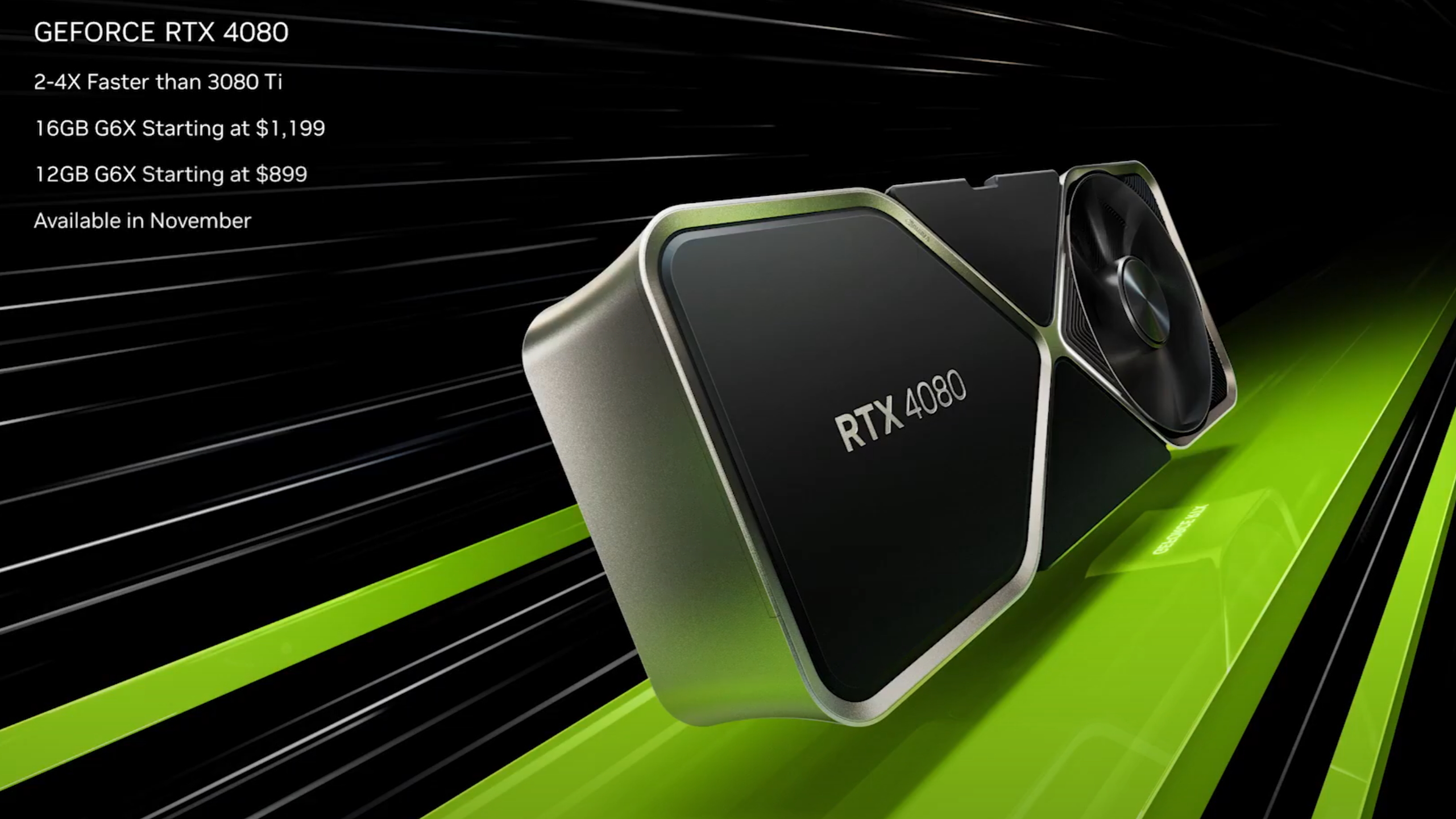 NVIDIA GeForce RTX 4080 fecha de lanzamiento precio