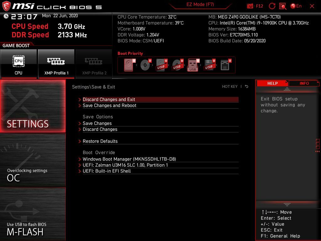 MSI MEG Z490 Godlike