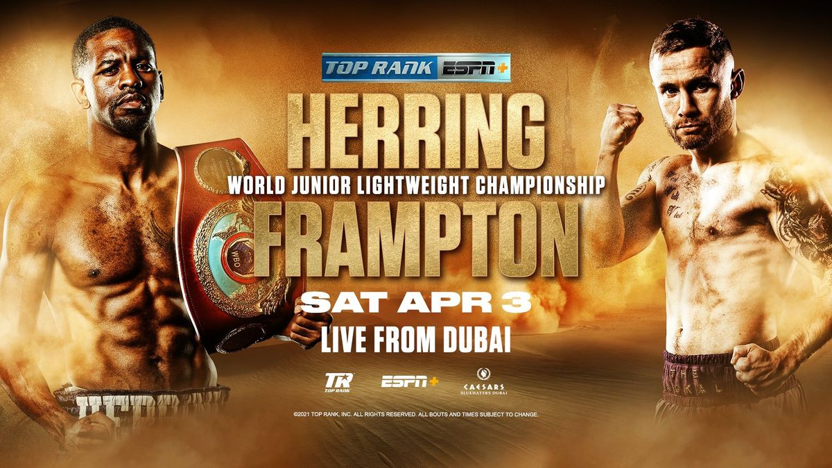 Top Rank Boxing presents Jamal Herring vs. Carl Frampton on ESPN+