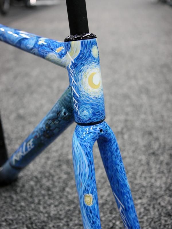 We're not sure if KirkLee's "Starry Night" bike is intended to be ridden but if so, the owner certainly won't be happy if the paint gets damaged.