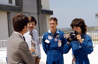Pre-launch Activity for STS-6
