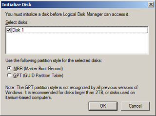 GPT instead of MBR allows partitions of > 2 TB. However, booting from them requires an EFI instead of a conventional BIOS.