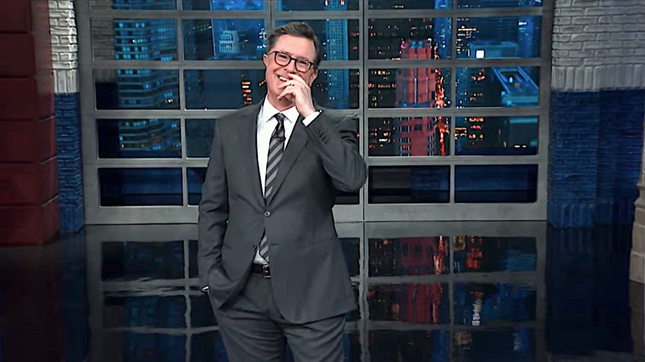 Stephen Colbert mocks Trump&amp;#039;s trade wars