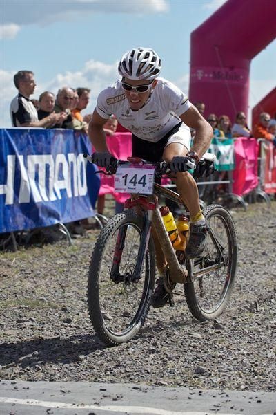 Andras Parti on his way to a win