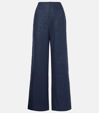 Isotta Linen Wide-Leg Pants