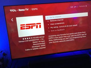 How do you hot sale watch espn on roku