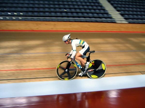 Power testing on my Pinarello track bike