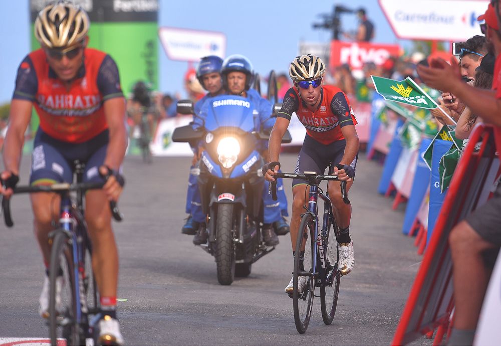 Vincenzo Nibali at the stage 5 finish