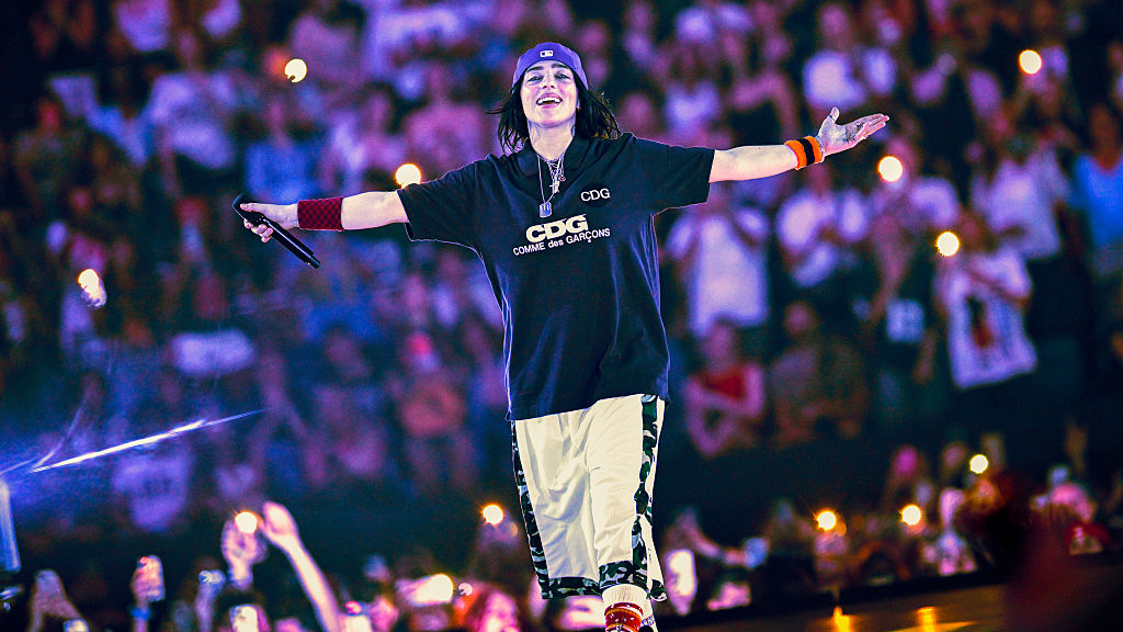 An image of Billie Eilish at the O2