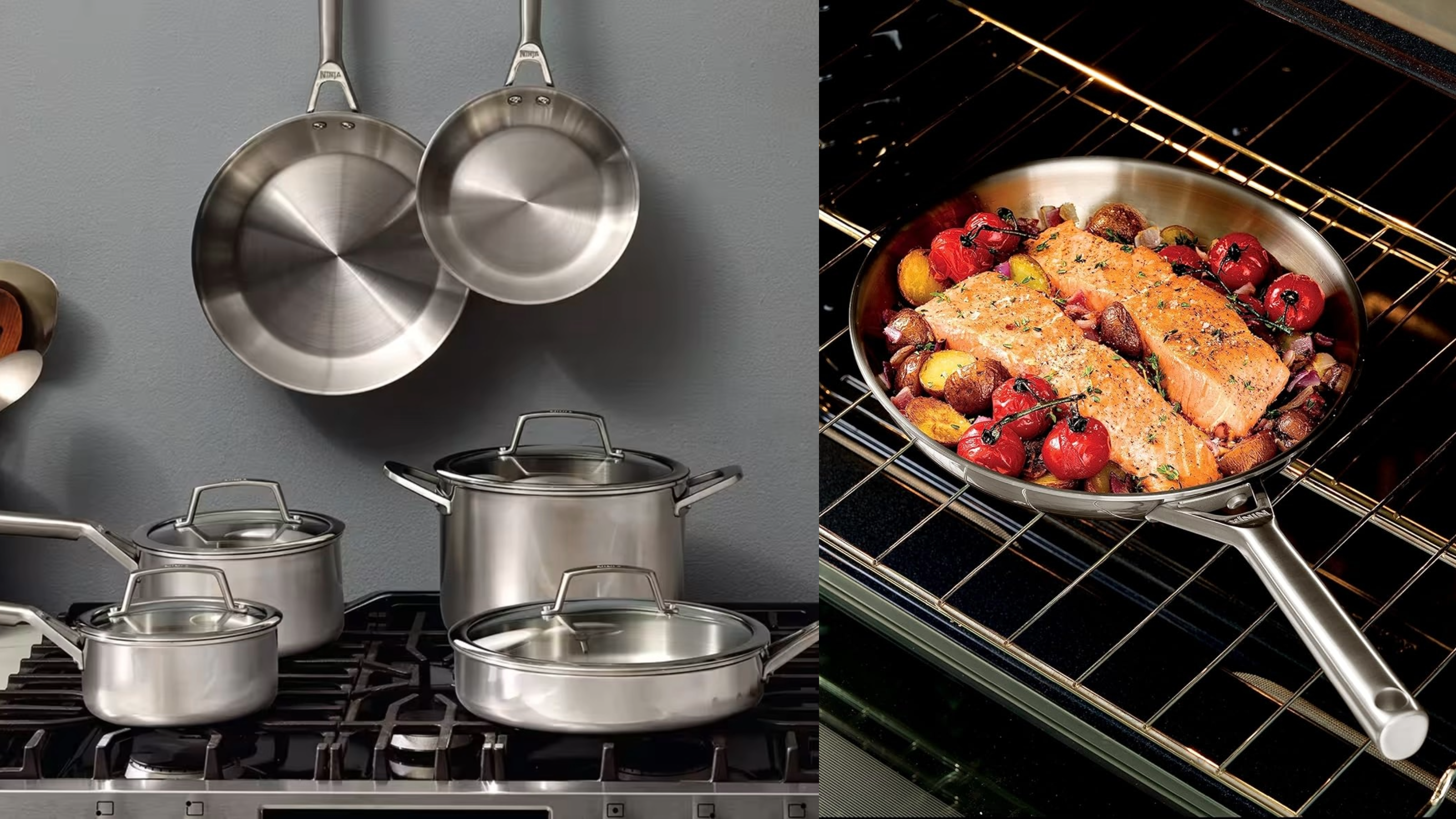 Ninja EverClad stainless steel pan range launch