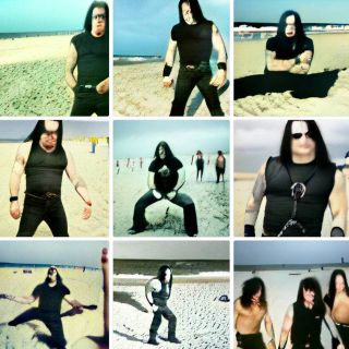 Glenn Danzig on the beach