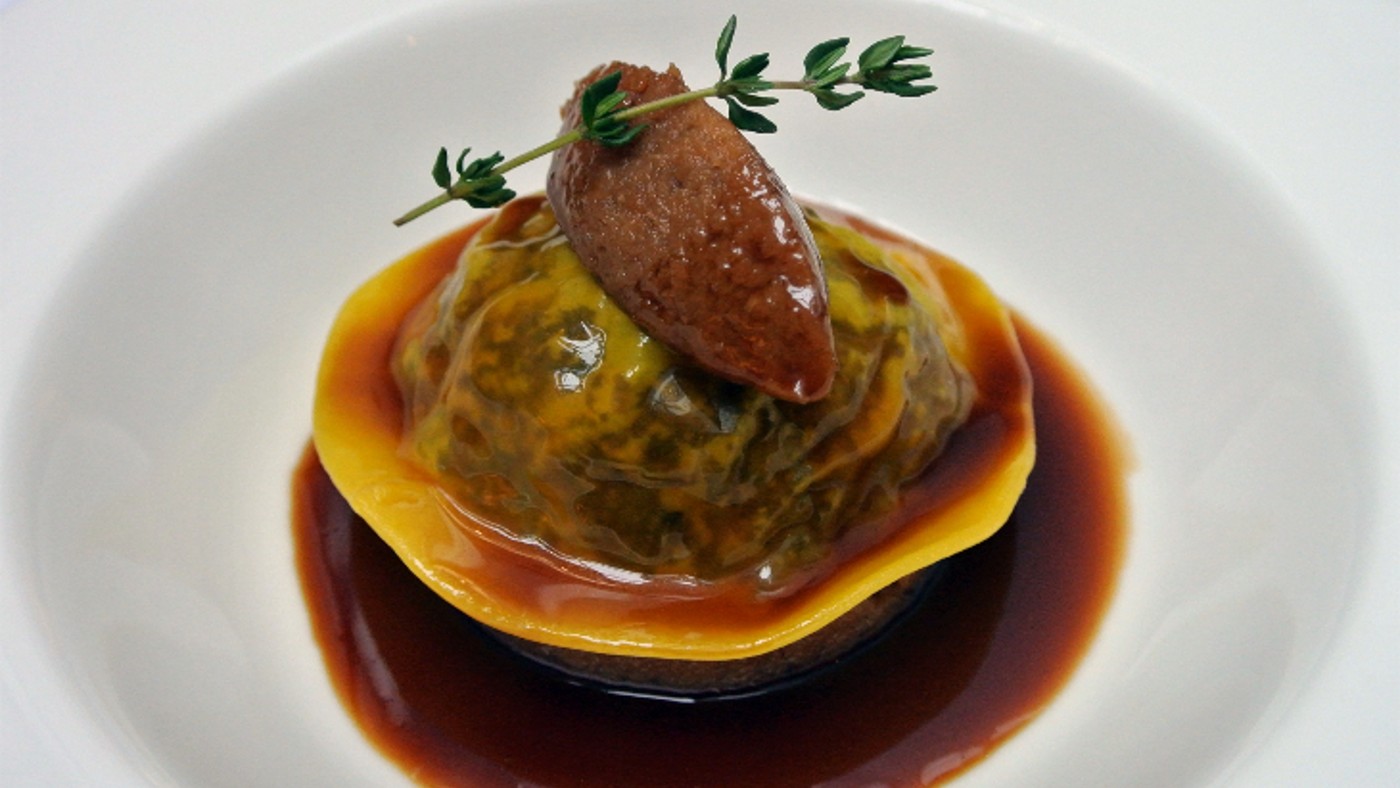 William Drabble’s haggis raviolo