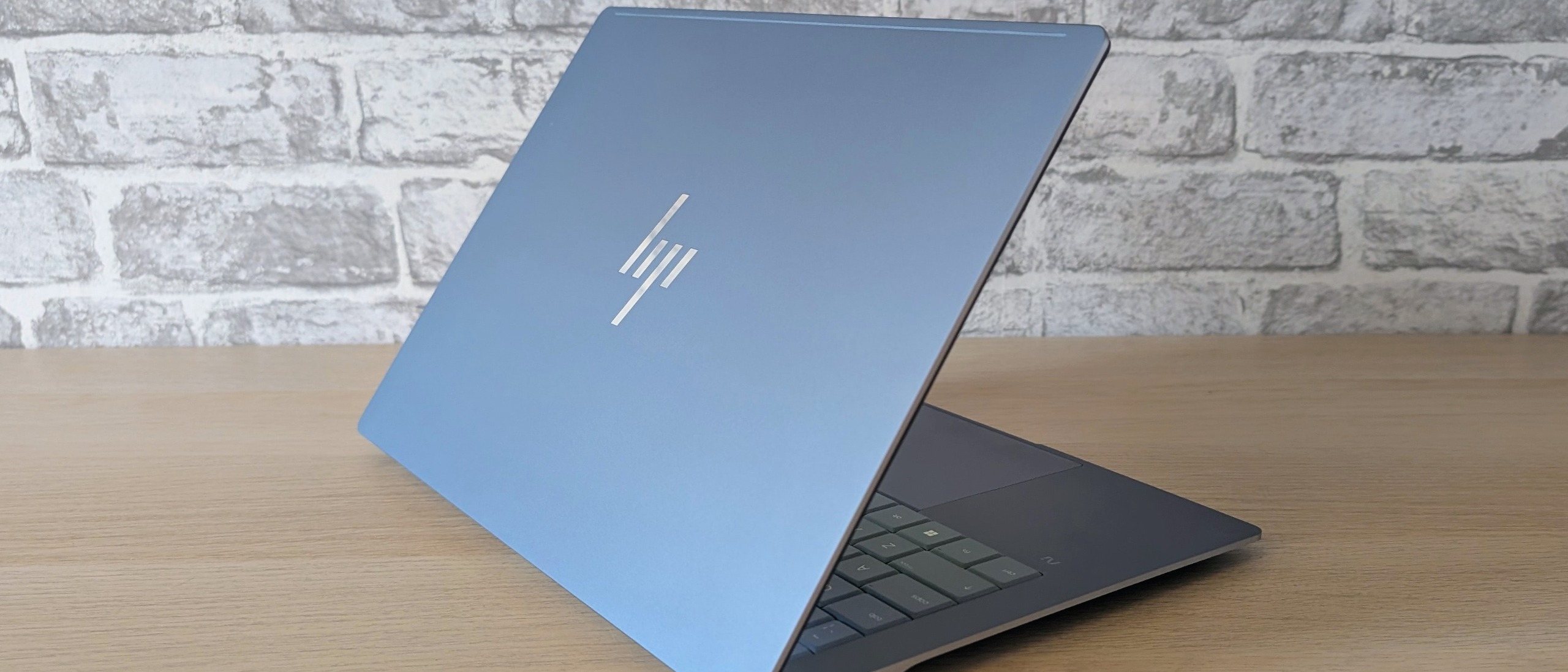 The HP OmniBook Ultra 14 on a desk 