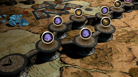 An image showing the roguelike-esque nodes in an upcoming piece of Final Fantasy 14 content.
