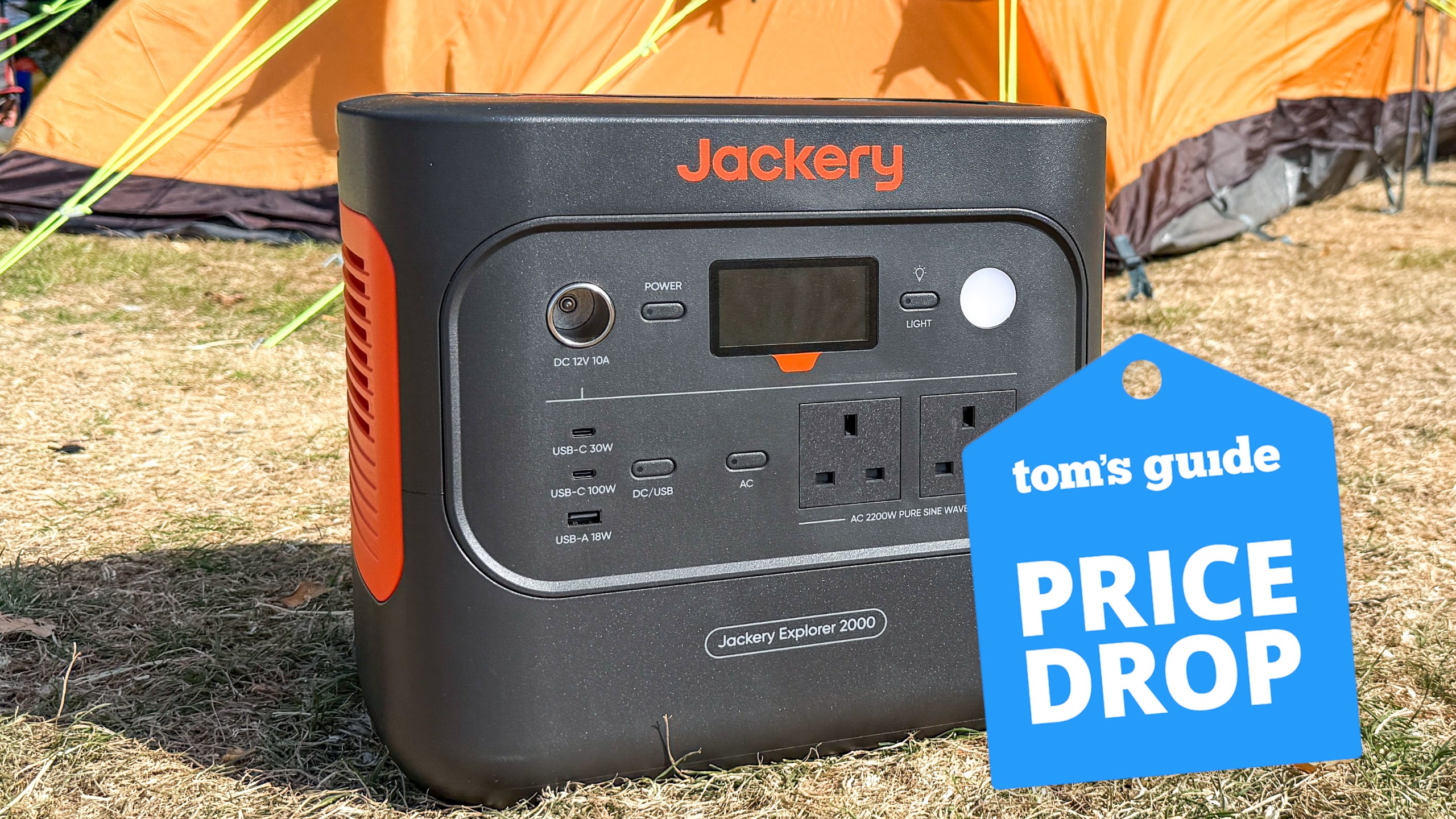 Jackery Explorer 2000 with deal badge