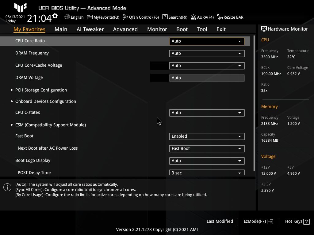 Asus TUF Gaming Z590-Plus WIFI