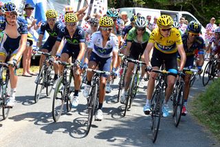 Chris Froome and Nairo Quintana on stage nine of the 2013 Tour de France