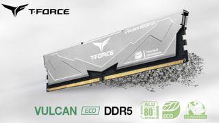 A front scan of TeamGroup's T-Force Vulcan Eco DDR5 RAM, taken from their site.