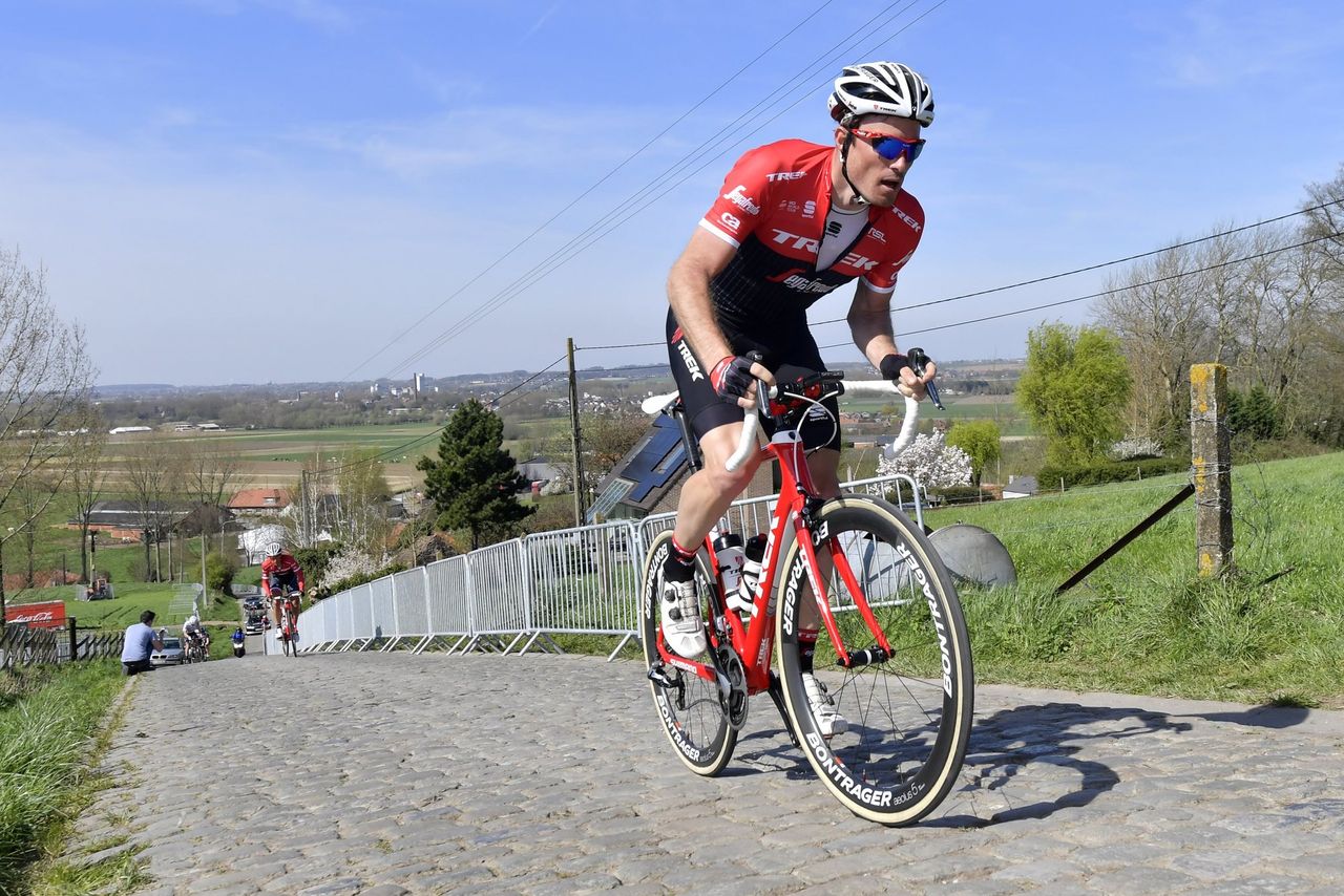 Trek-Segafredo riders recon the climbs of De Ronde