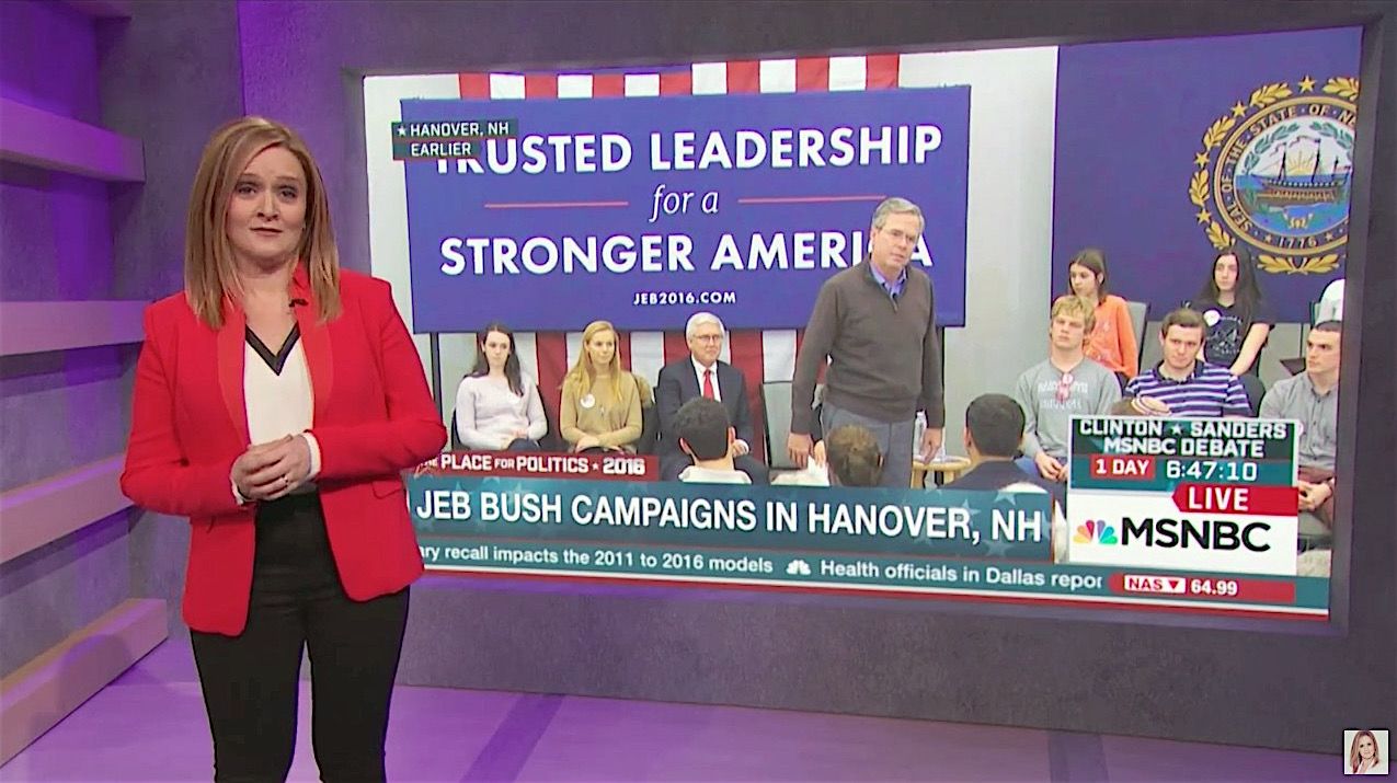 Samantha Bee mourns Jeb Bush&amp;#039;s flagging campaign with artsy documentary