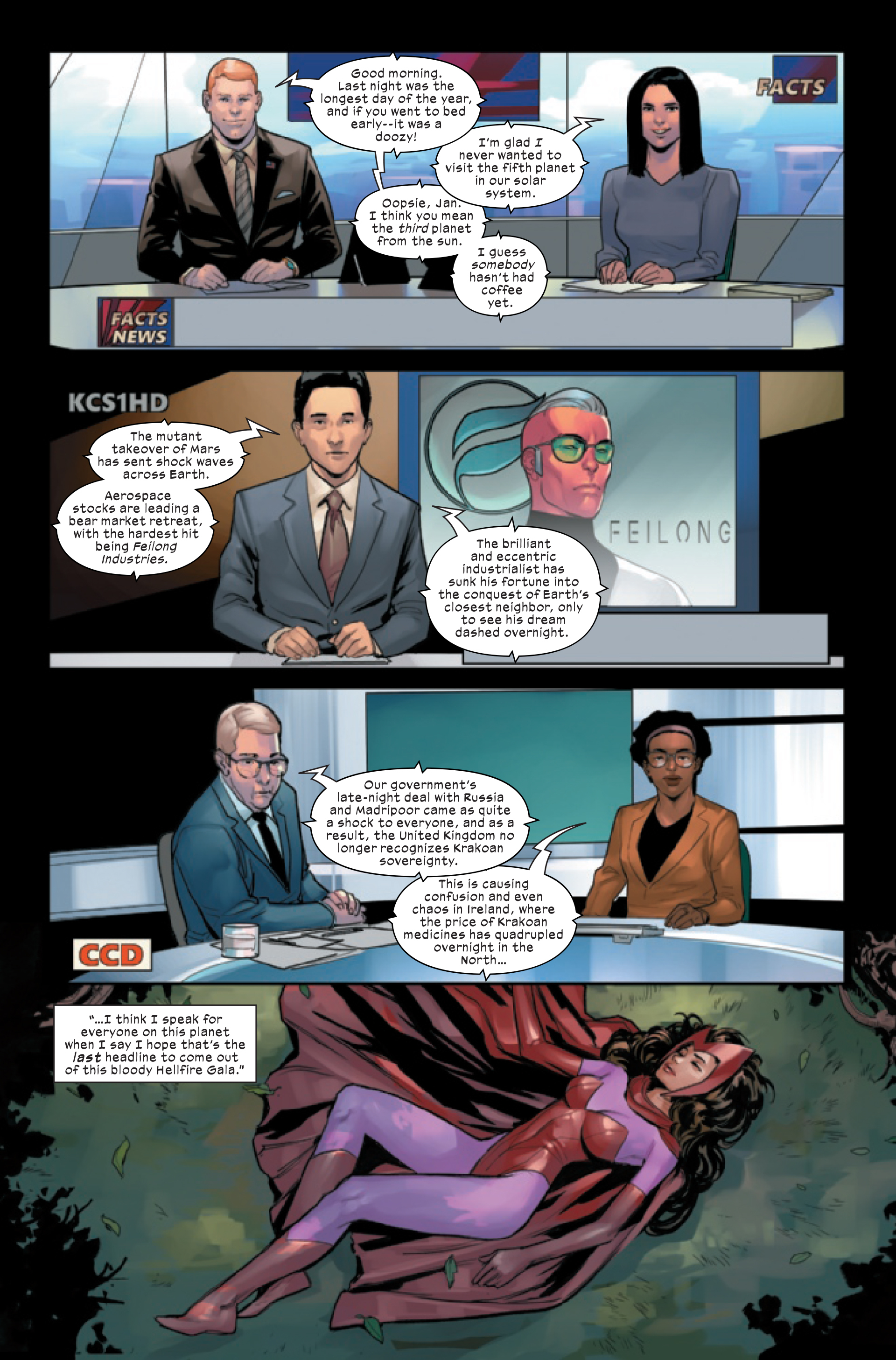 page from Marauders #22