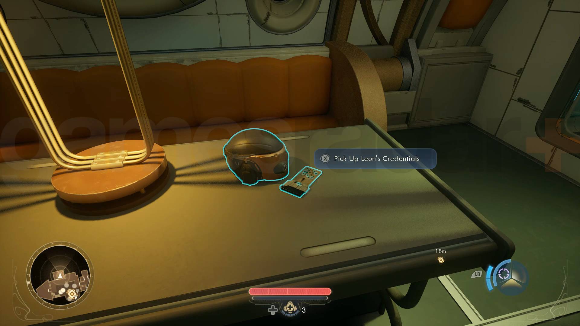 outer worlds 2 commanders credentials on a table