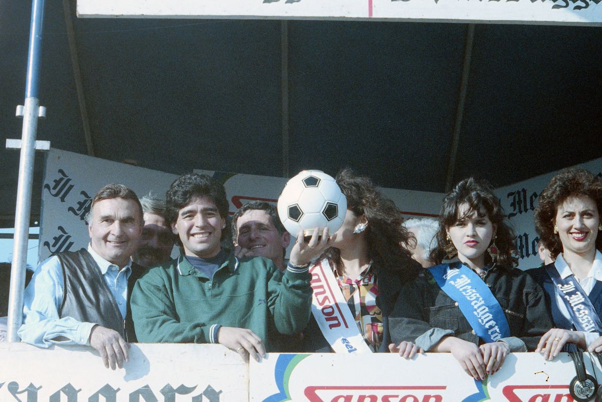 Diego Maradona at Tirreno-Adriatico 1990