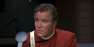 William Shatner as James Kirk in Star Trek VI: The Undiscovered Country