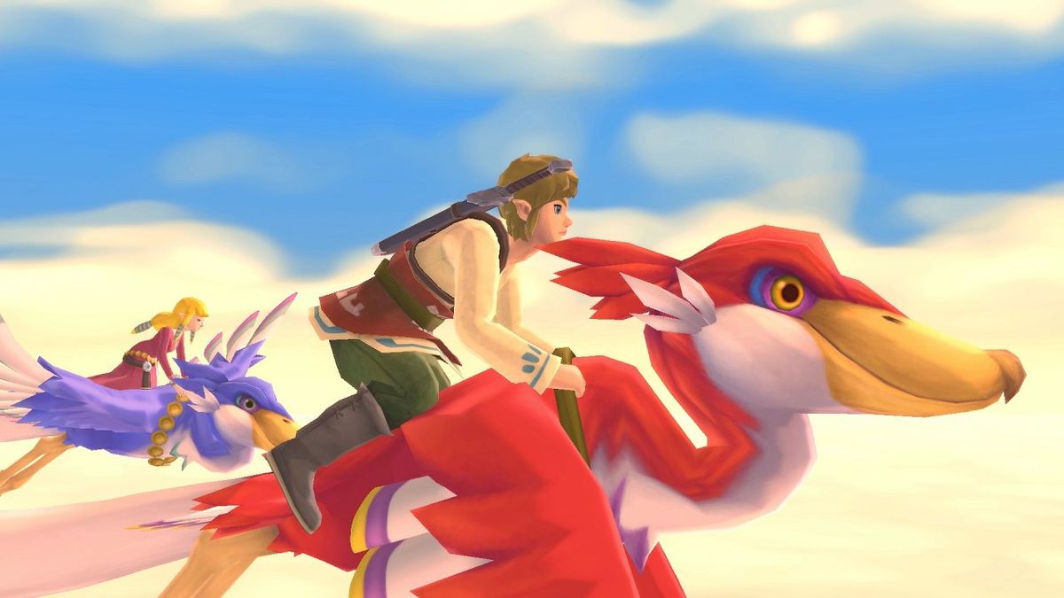 Skyward Sword Hd Link On Loftwing