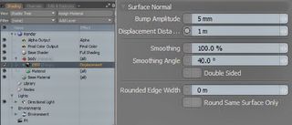 Make sure you set your Displacement Distance to 1m