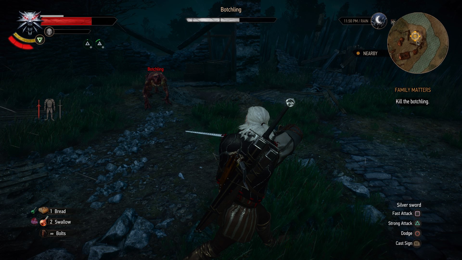 the witcher 3 family matters botching fight