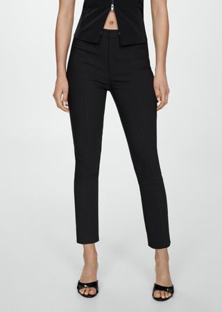 Crop Skinny Trousers - Women | Mango United Kingdom