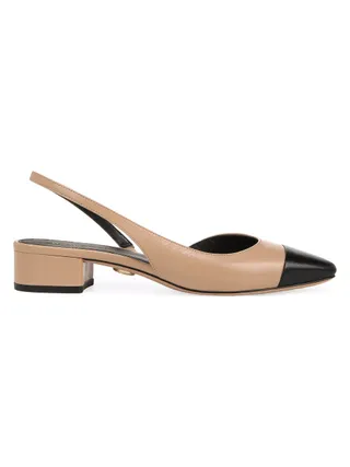 Veronica Beard, Cecile Leather Slingback Pumps