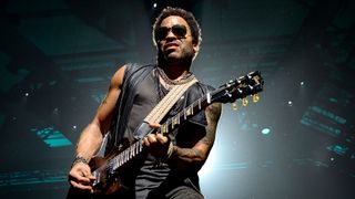 Lenny Kravitz performs on stage at the Sant Jordi Club on June 3, 2012 in Barcelona, Spain. 