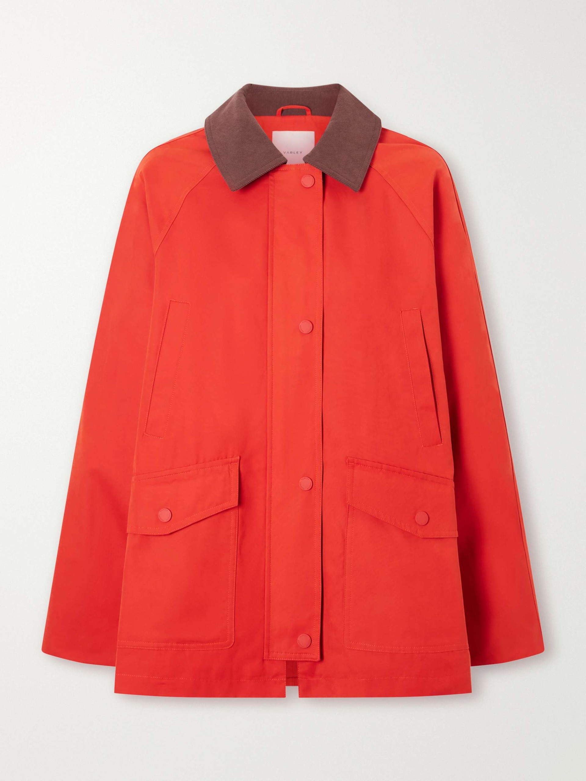 Rylan Corduroy-Trimmed Cotton-Blend Twill Jacket