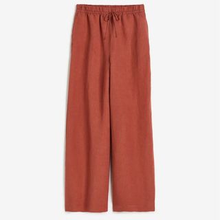 brick coloured trousers