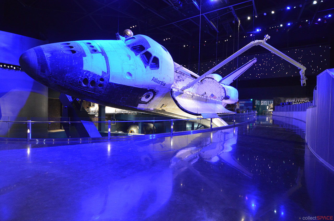 Space Shuttle Atlantis in New Exhibit