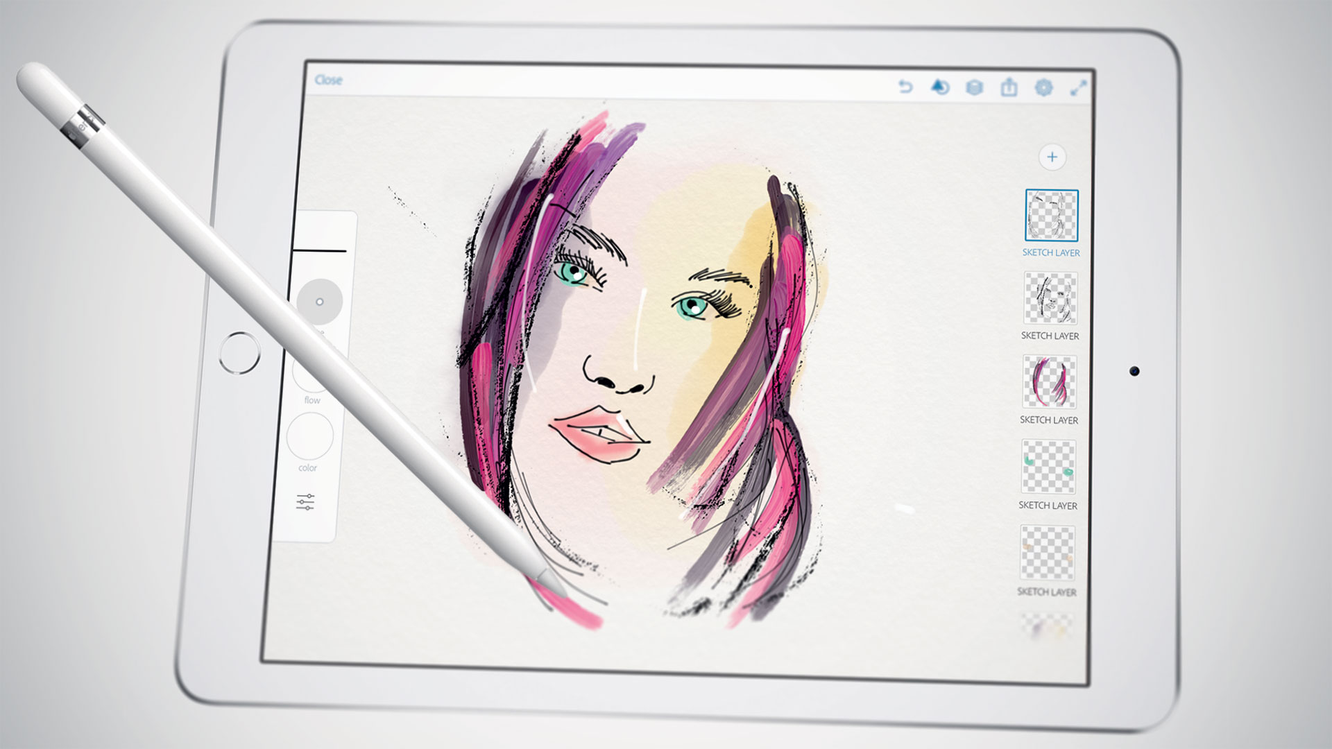 FREE Procreate concept sketching brushes for iPad pro