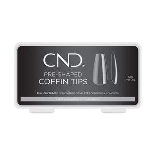 Cnd Nail Tips - Coffin 360ct