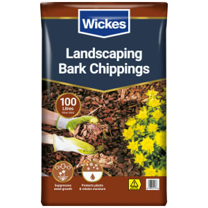 Wickes Bark Chippings - 100l